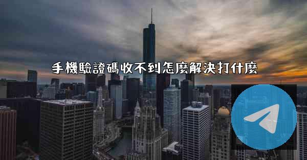 手機驗證碼收不到怎麼解決打什麼