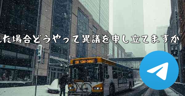 紙飛行機が禁止された場合どうやって異議を申し立てますか