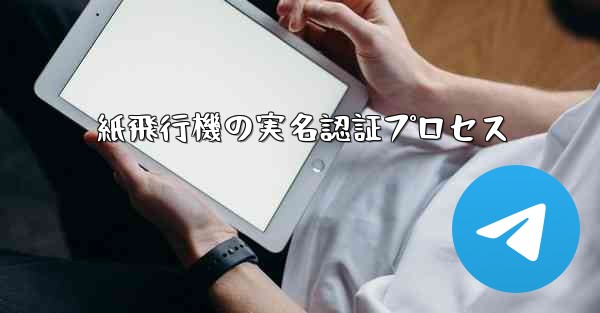 紙飛行機の実名認証プロセス