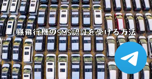 紙飛行機のSMS認証を受ける方法