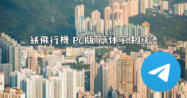 紙飛行機 PC版 簡体字中国語