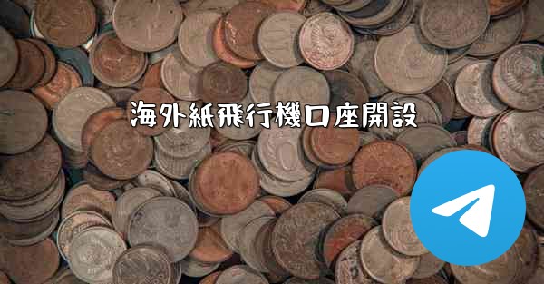 海外紙飛行機口座開設