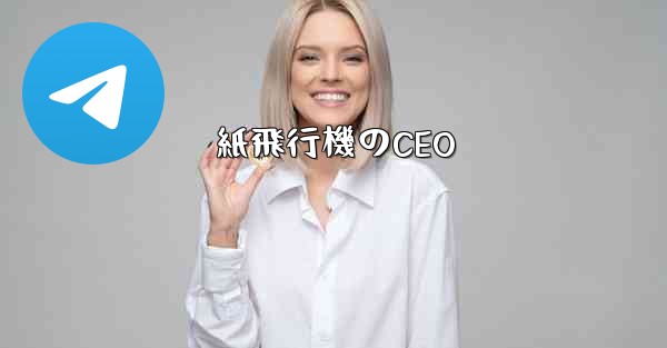 紙飛行機のCEO