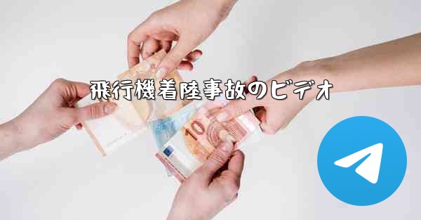 飛行機着陸事故のビデオ