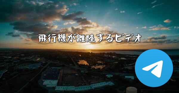 飛行機が離陸するビデオ