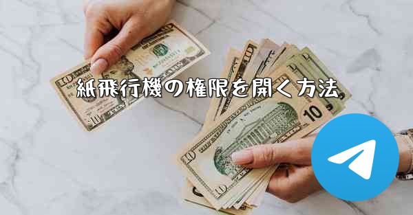 紙飛行機の権限を開く方法