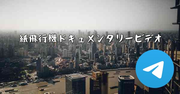 紙飛行機ドキュメンタリービデオ
