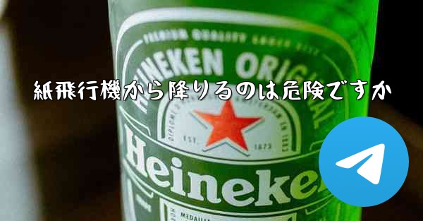 紙飛行機から降りるのは危険ですか