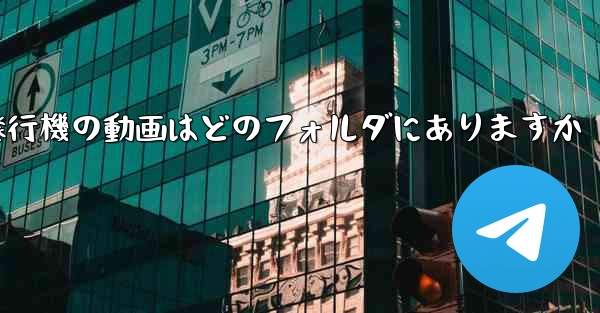 紙飛行機の動画はどのフォルダにありますか