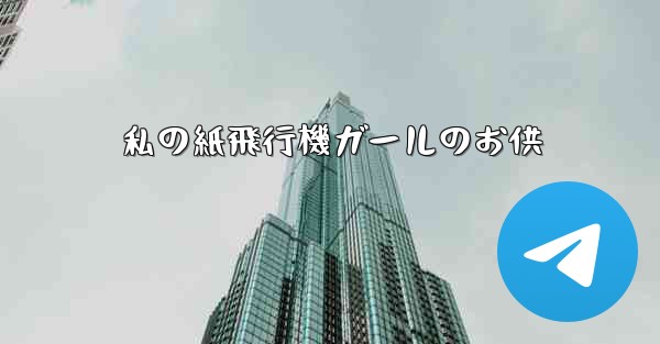 私の紙飛行機ガールのお供