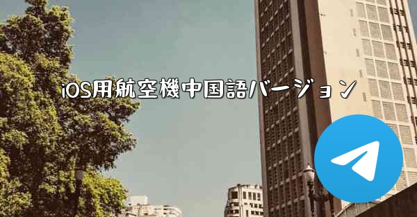 iOS用航空機中国語バージョン