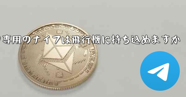 麺切り専用のナイフは飛行機に持ち込めますか