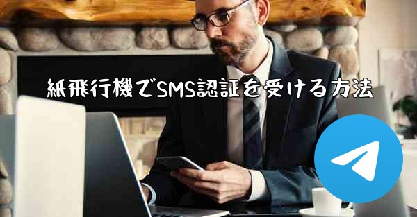 紙飛行機でSMS認証を受ける方法