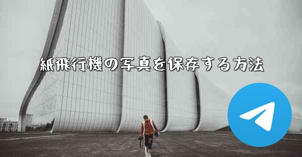 紙飛行機の写真を保存する方法