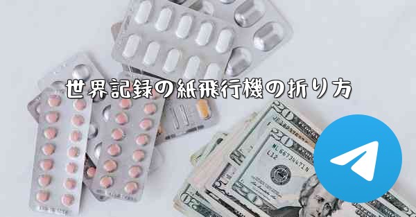 世界記録の紙飛行機の折り方