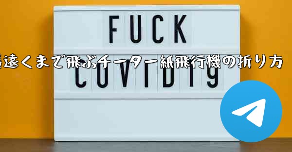 一番遠くまで飛ぶチーター紙飛行機の折り方