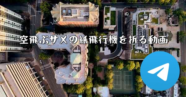 空飛ぶサメの紙飛行機を折る動画