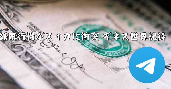 紙飛行機がスイカに衝突 ギネス世界記録