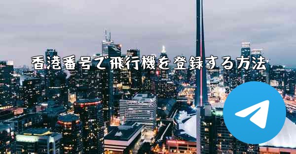 香港番号で飛行機を登録する方法
