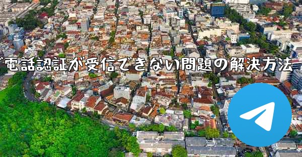 紙飛行機で電話認証が受信できない問題の解決方法