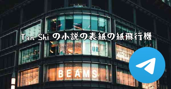 Tan Shi の小説の表紙の紙飛行機