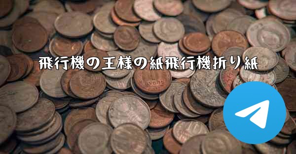 飛行機の王様の紙飛行機折り紙