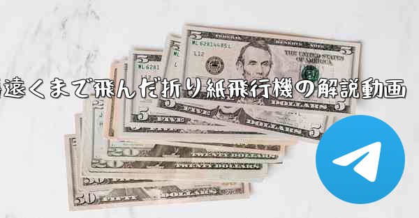 一番遠くまで飛んだ折り紙飛行機の解説動画