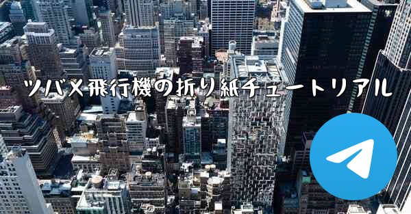 ツバメ飛行機の折り紙チュートリアル