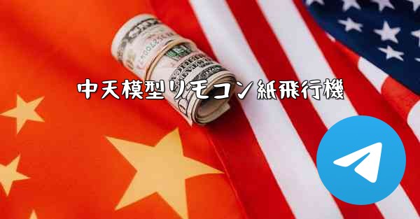 中天模型リモコン紙飛行機