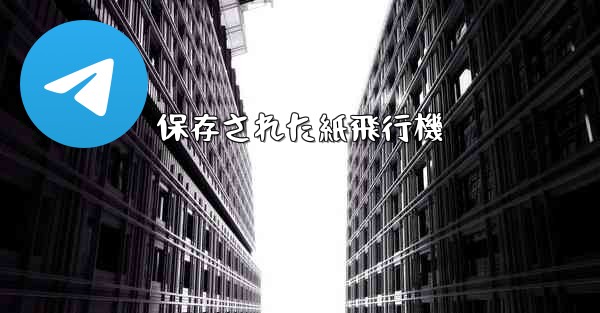 保存された紙飛行機