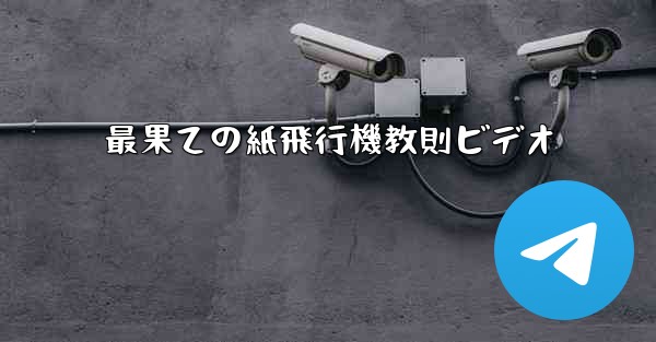 最果ての紙飛行機教則ビデオ