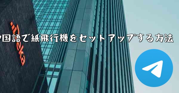 中国語で紙飛行機をセットアップする方法