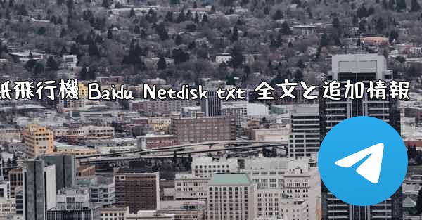 紙飛行機 Baidu Netdisk txt 全文と追加情報