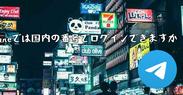 Paper Planeでは国内の番号でログインできますか