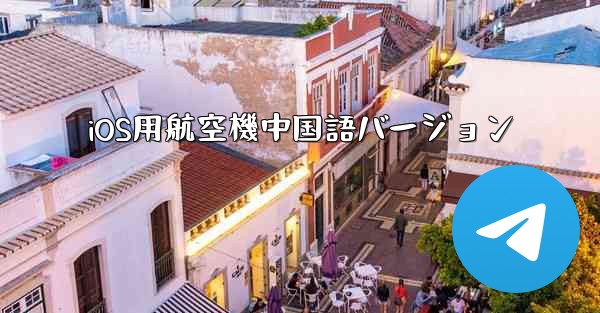 iOS用航空機中国語バージョン