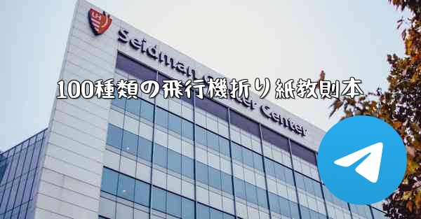 100種類の飛行機折り紙教則本