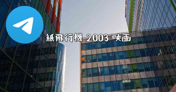 紙飛行機 2003 映画
