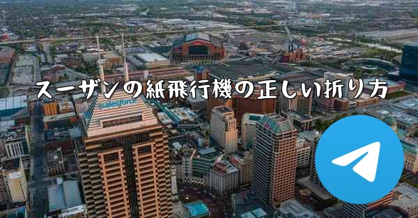 スーザンの紙飛行機の正しい折り方