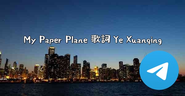 My Paper Plane 歌詞 Ye Xuanqing