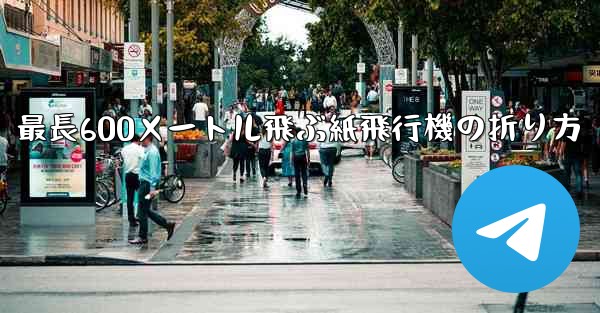 最長600メートル飛ぶ紙飛行機の折り方