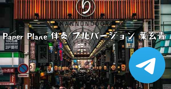 My Paper Plane 伴奏 フルバージョン 葉玄青