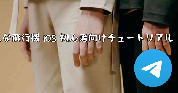 シンプルな飛行機 iOS 初心者向けチュートリアル