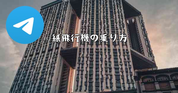 紙飛行機の乗り方