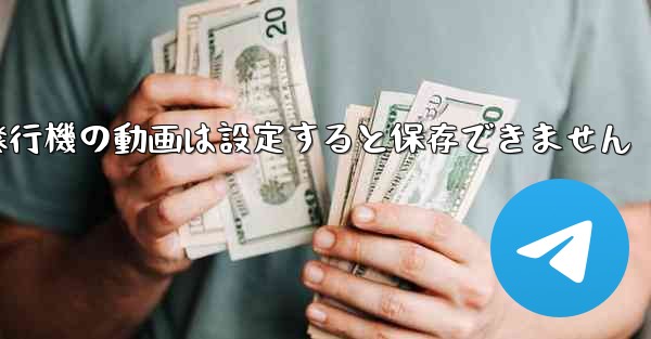 紙飛行機の動画は設定すると保存できません