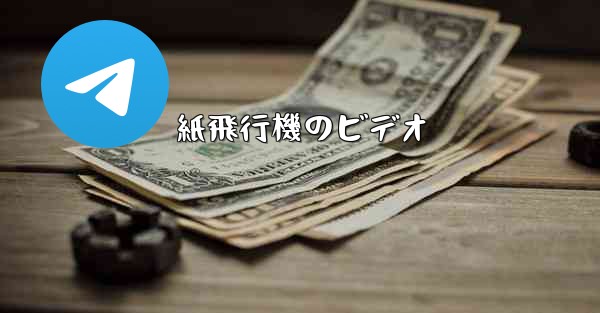 紙飛行機のビデオ