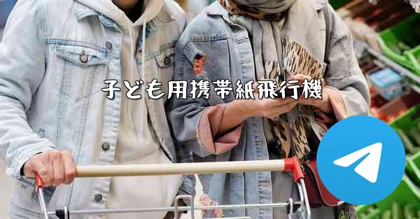 子ども用携帯紙飛行機