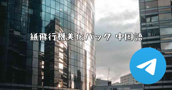 紙飛行機美化パック 中国語