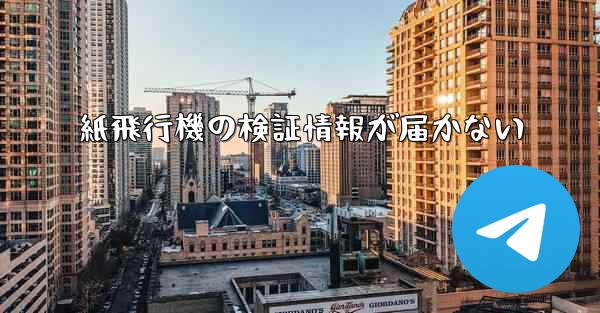 紙飛行機の検証情報が届かない