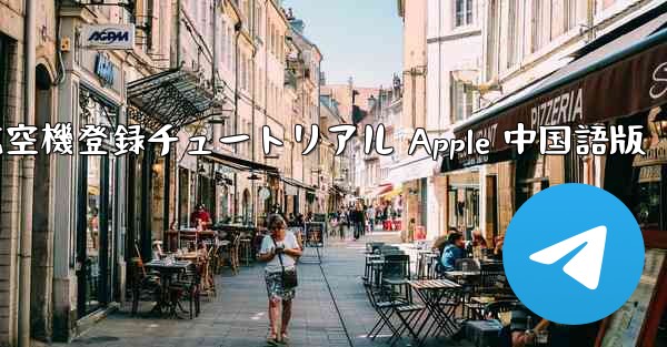 航空機登録チュートリアル Apple 中国語版