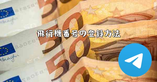 飛行機番号の登録方法